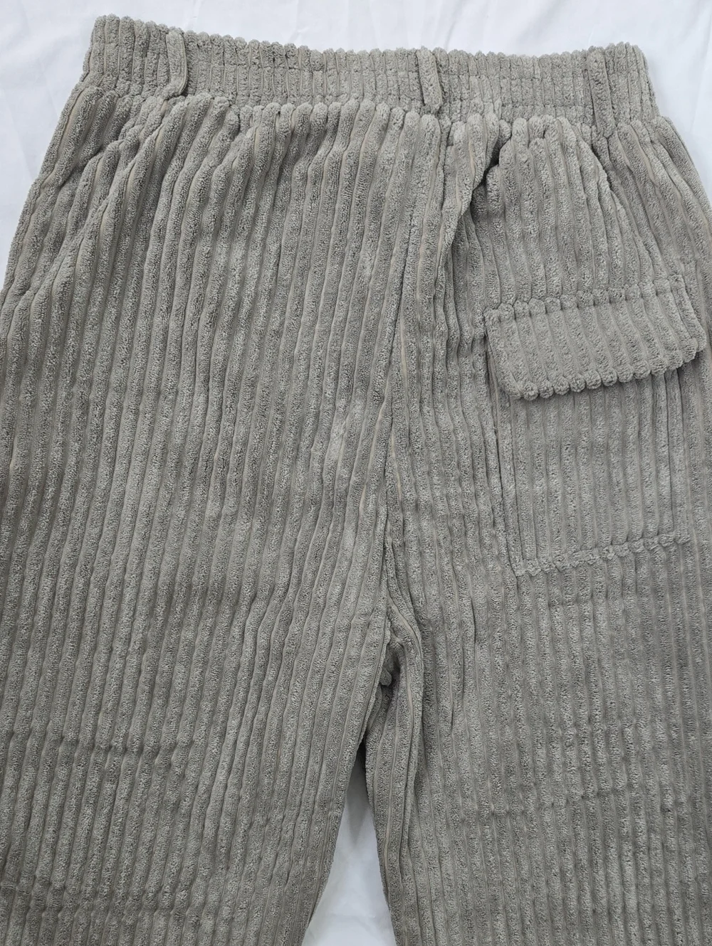 Men's/Unisex Japanese Style Grey Corduroy Street Style/Skater Pants Ankle Length